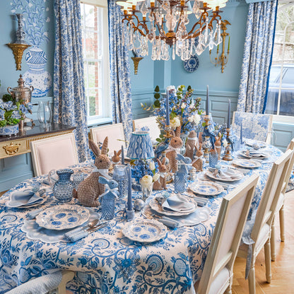 Blue Flowers Starter Plates (Set of 4)