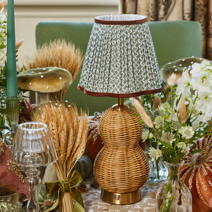 Rattan Bardot Rechargeable Lamp