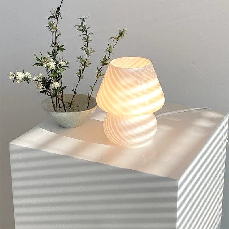 Murano Mushroom Table Lamp
