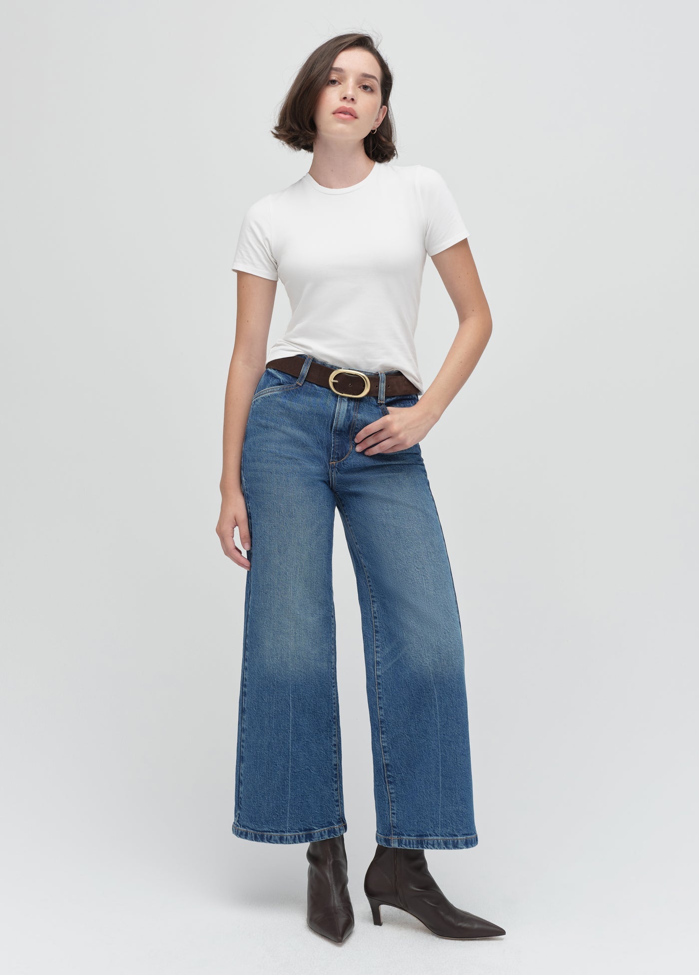 THE SHORTIE MISCHA SUPER HIGH RISE WIDE LEG