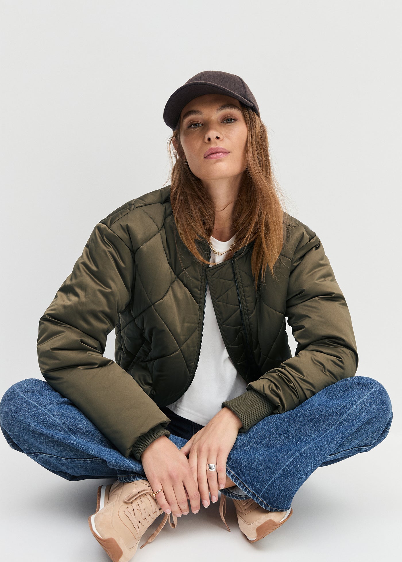 WOOL BASEBALL CAP WITH LEATHER STRAP