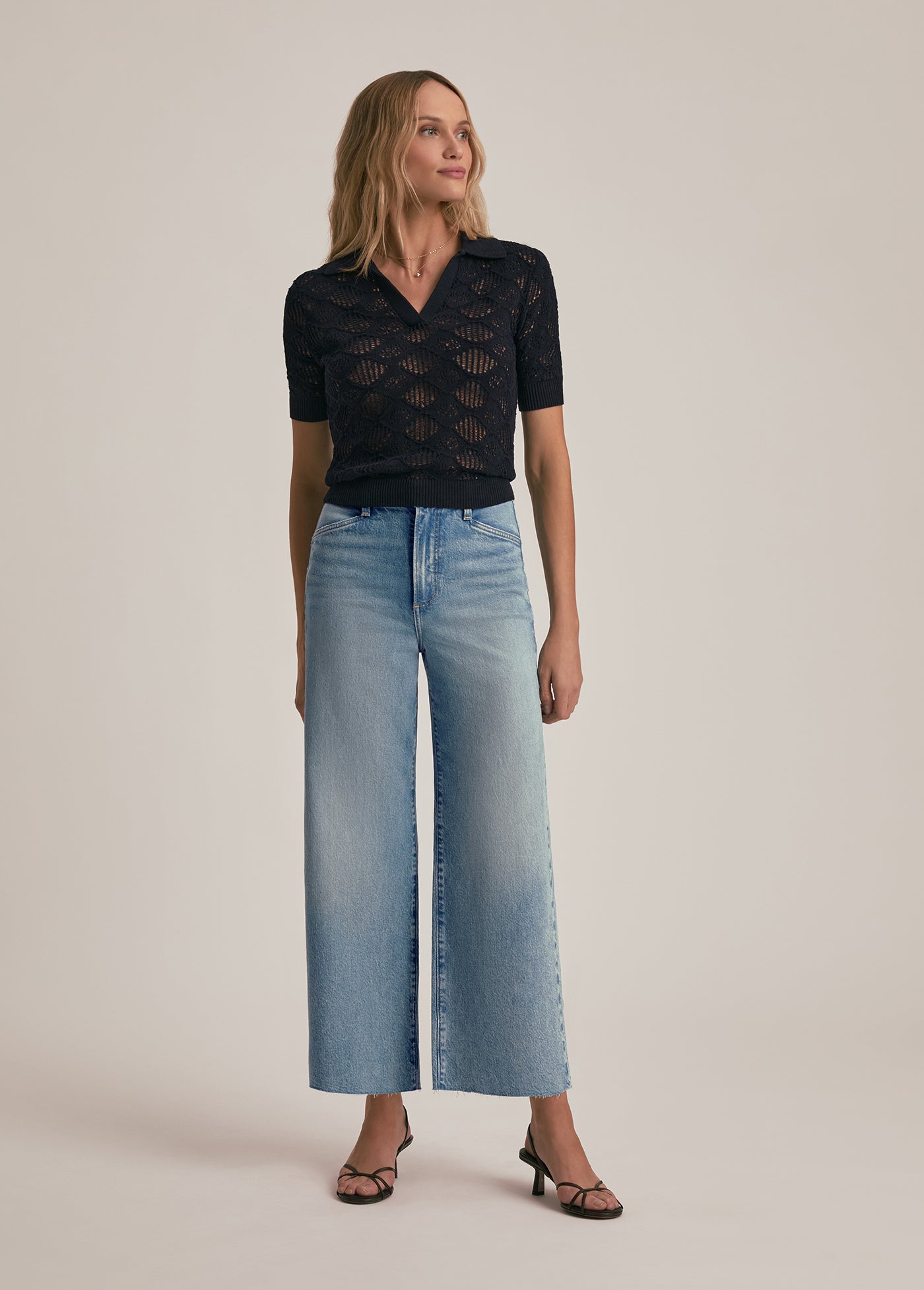 THE MISCHA SUPER HIGH RISE WIDE LEG CROP