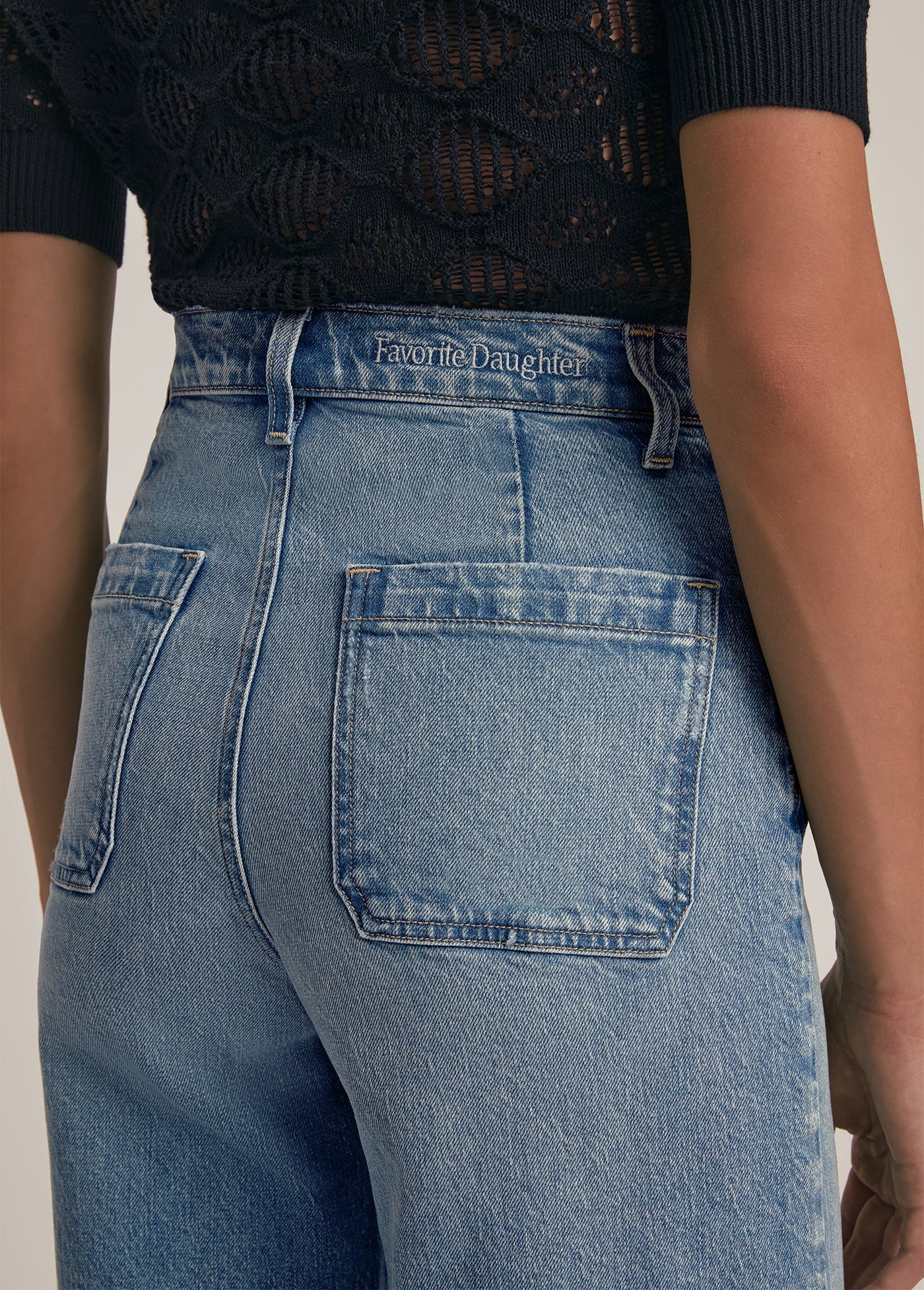THE MISCHA SUPER HIGH RISE WIDE LEG CROP