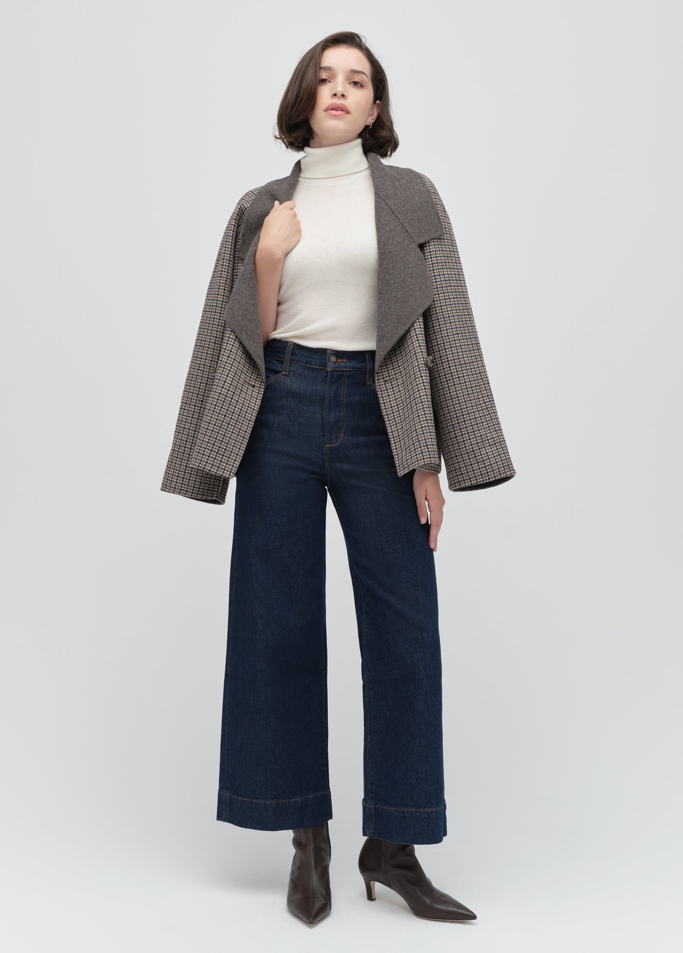 THE SHORTIE MISCHA SUPER HIGH RISE WIDE LEG