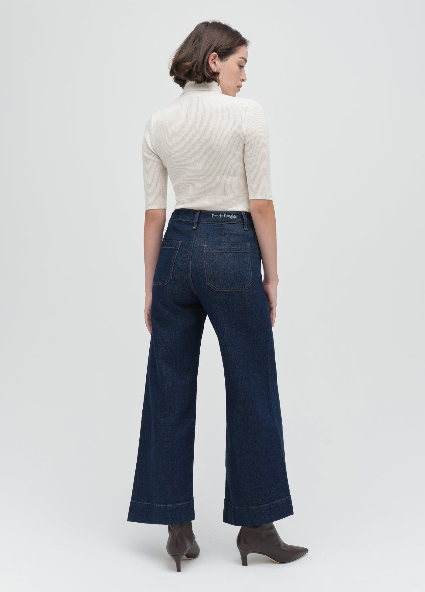 THE SHORTIE MISCHA SUPER HIGH RISE WIDE LEG
