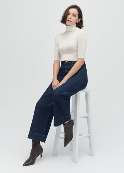 THE SHORTIE MISCHA SUPER HIGH RISE WIDE LEG