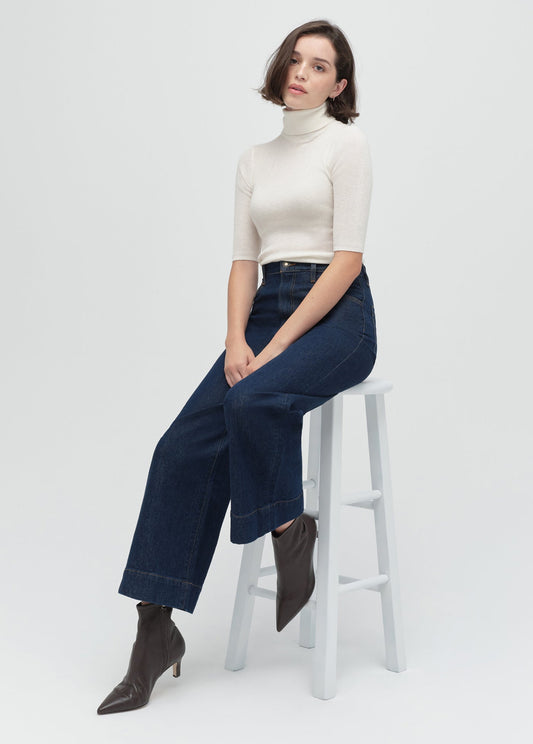 THE SHORTIE MISCHA SUPER HIGH RISE WIDE LEG