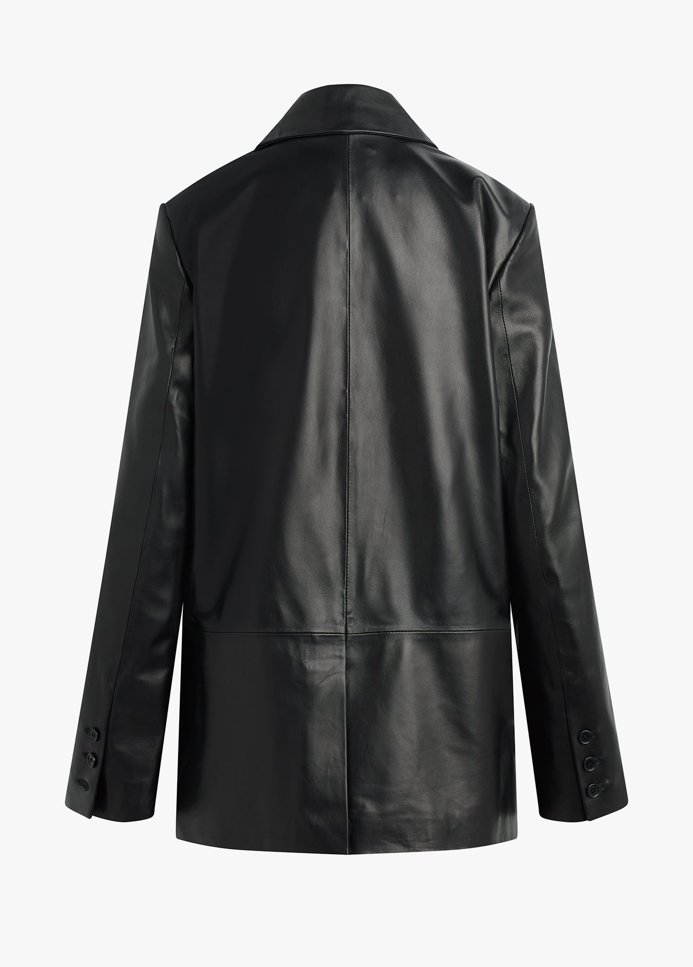 THE AGNES LEATHER BLAZER