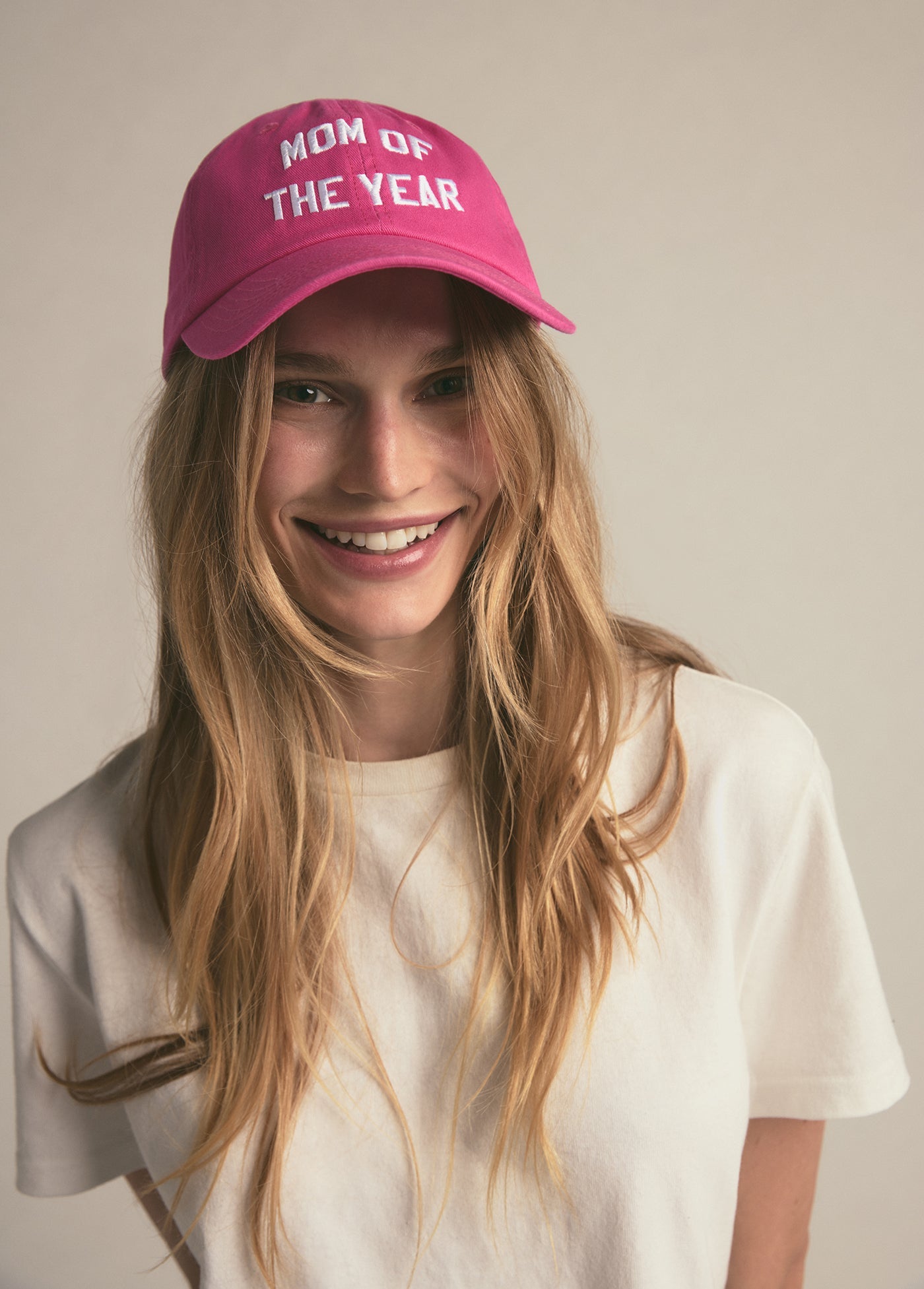 THE MOM OF THE YEAR BASEBALL HAT