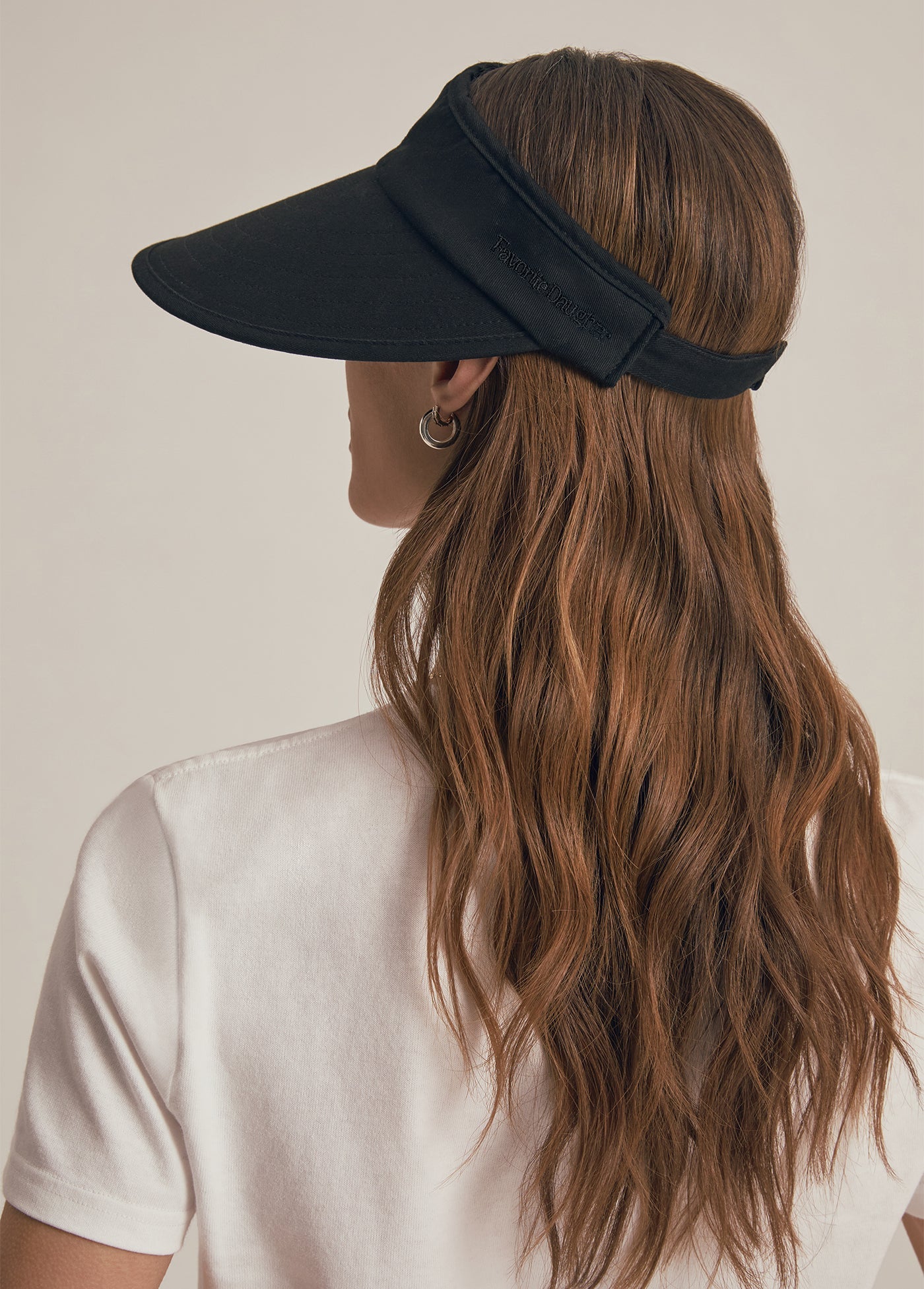 VISOR WITH EMBROIDERED LOGO