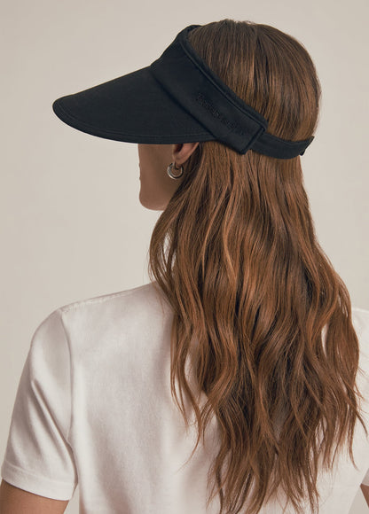 VISOR WITH EMBROIDERED LOGO