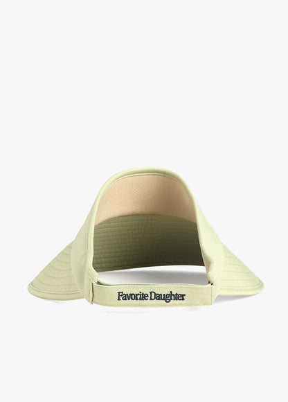 VISOR WITH EMBROIDERED LOGO