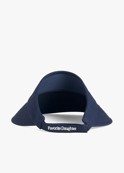 VISOR WITH EMBROIDERED LOGO