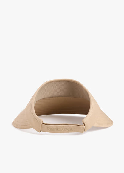 VISOR WITH EMBROIDERED LOGO