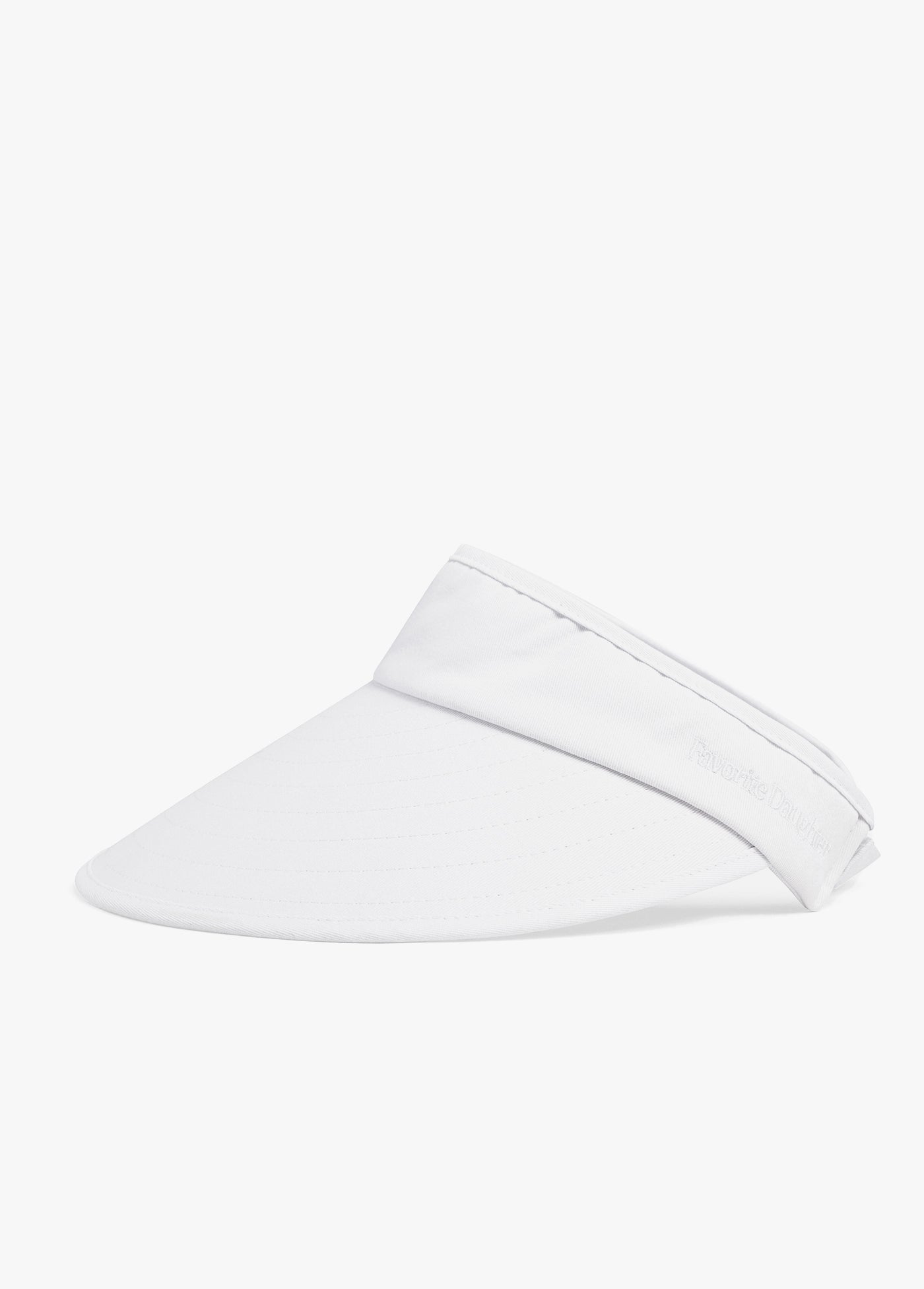 VISOR WITH EMBROIDERED LOGO