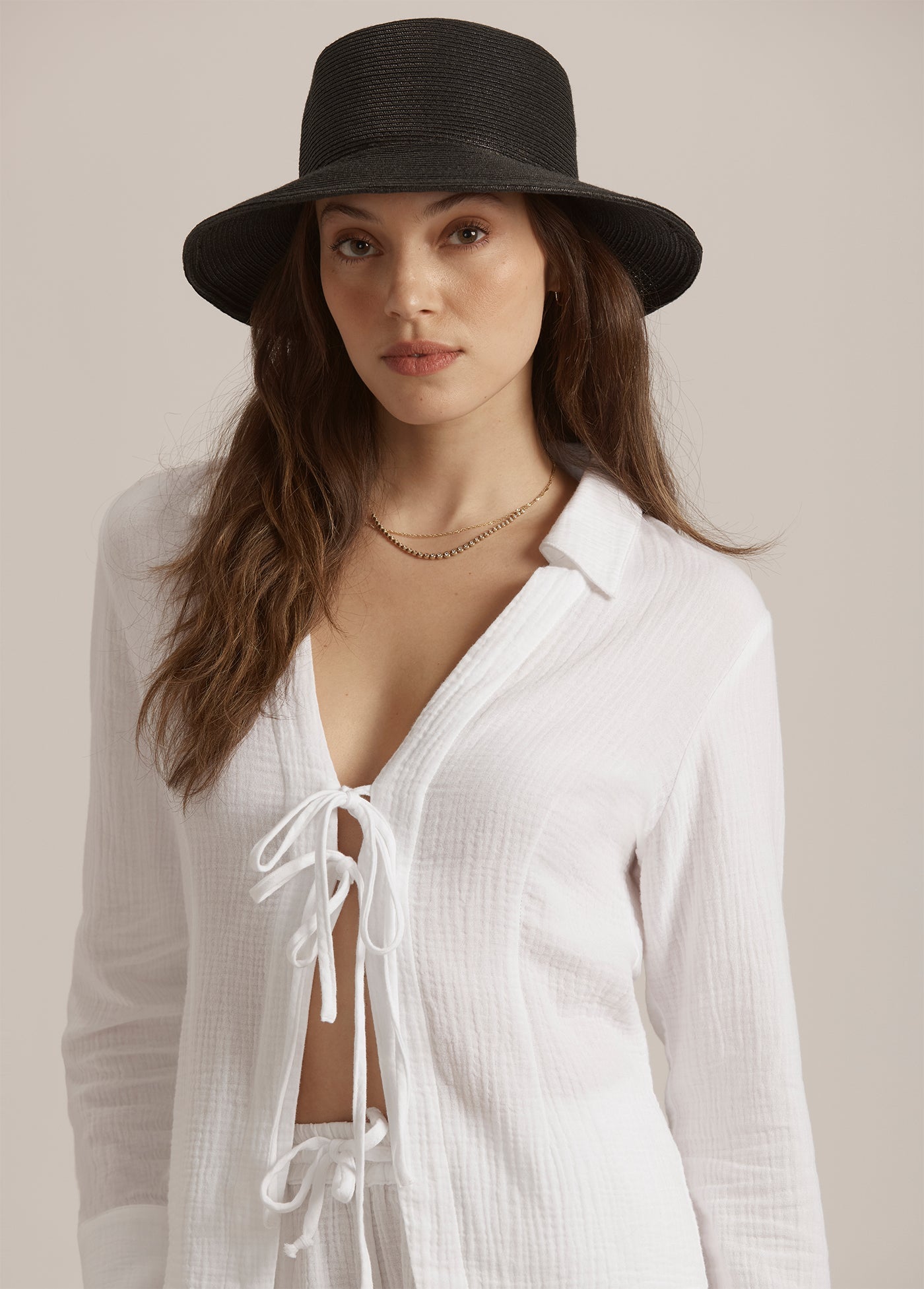 FAVORITE DAUGHTER X MONROWE PACKABLE BEACH HAT