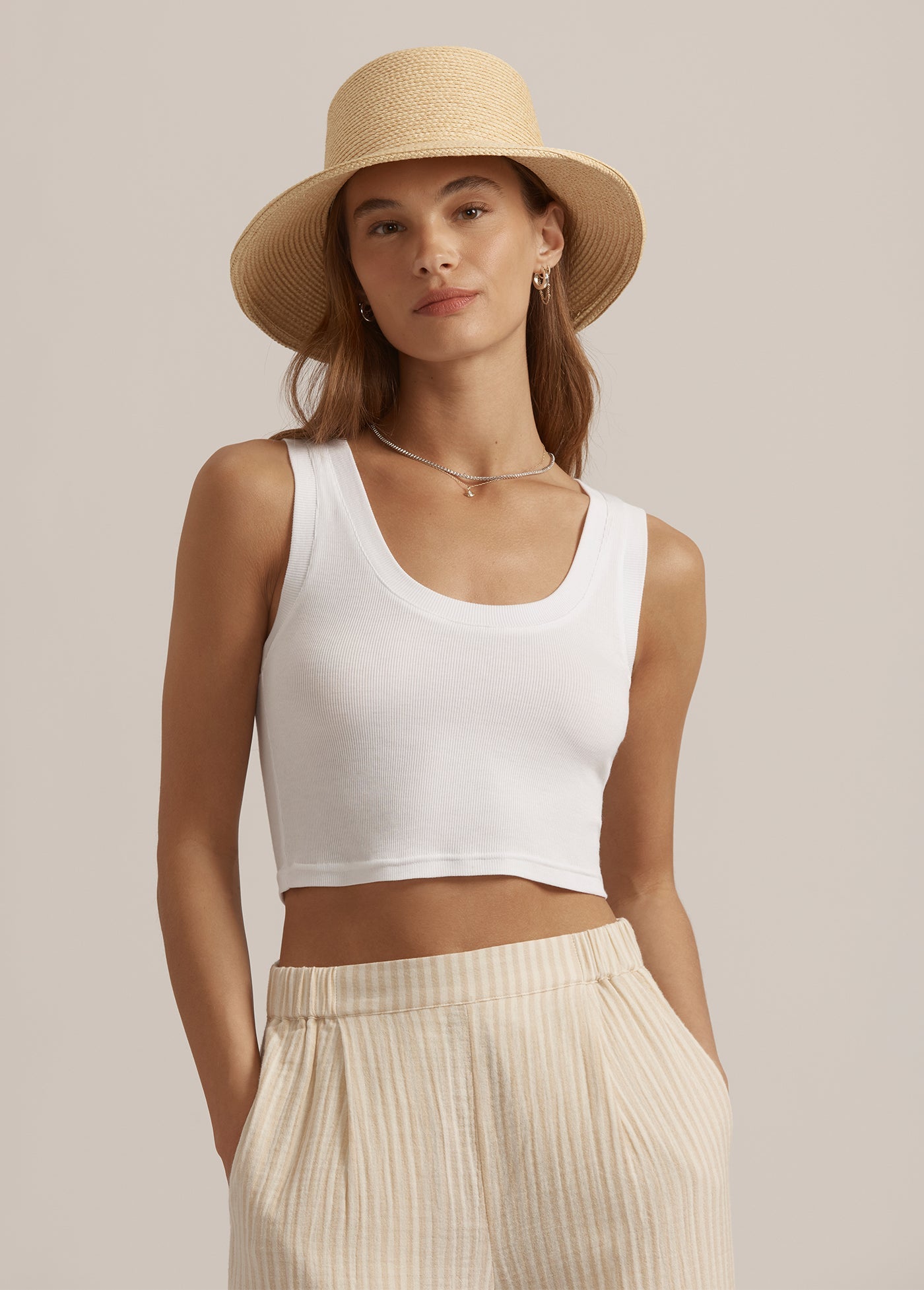 FAVORITE DAUGHTER X MONROWE PACKABLE BEACH HAT