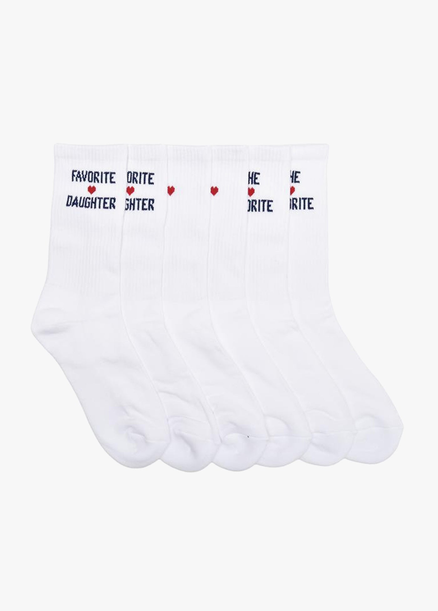THE FAVORITE DAUGHTER HEART SOCK BOX SET