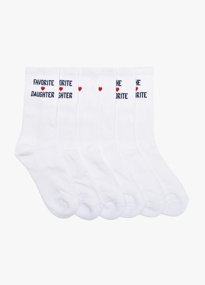 THE FAVORITE DAUGHTER HEART SOCK BOX SET