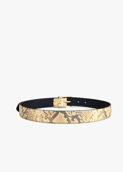 THE SNAKE PRINT JUNI BELT