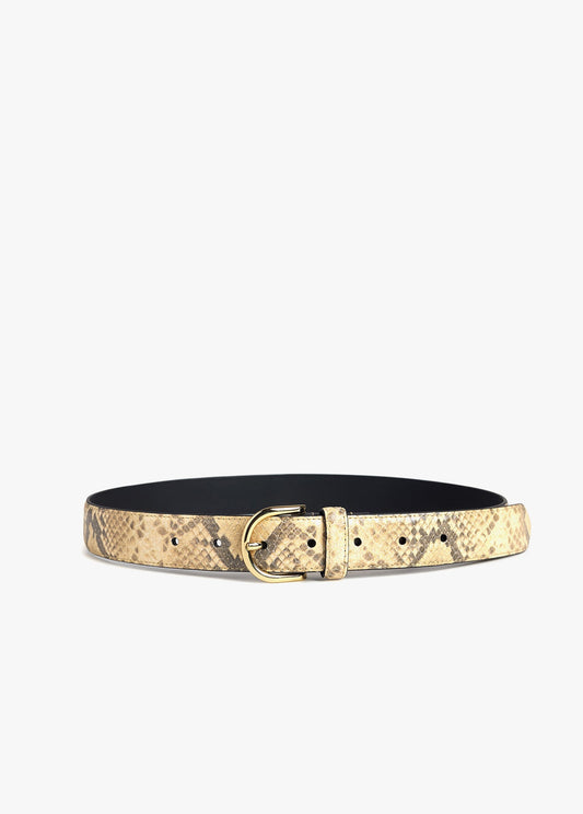 THE SNAKE PRINT JUNI BELT