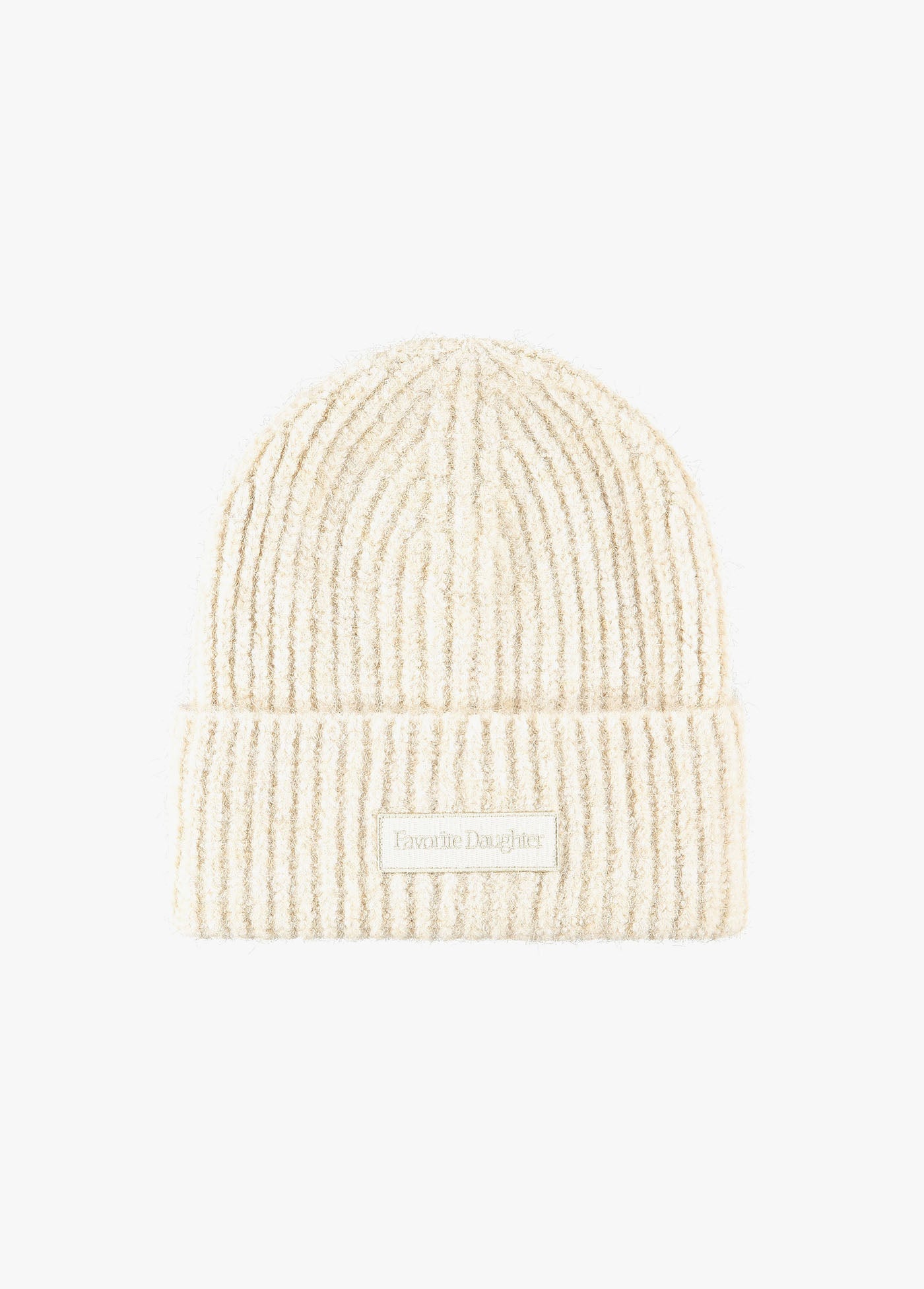 THE LOGO PATCH RIB BEANIE
