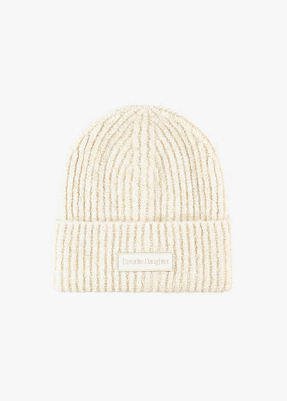 THE LOGO PATCH RIB BEANIE