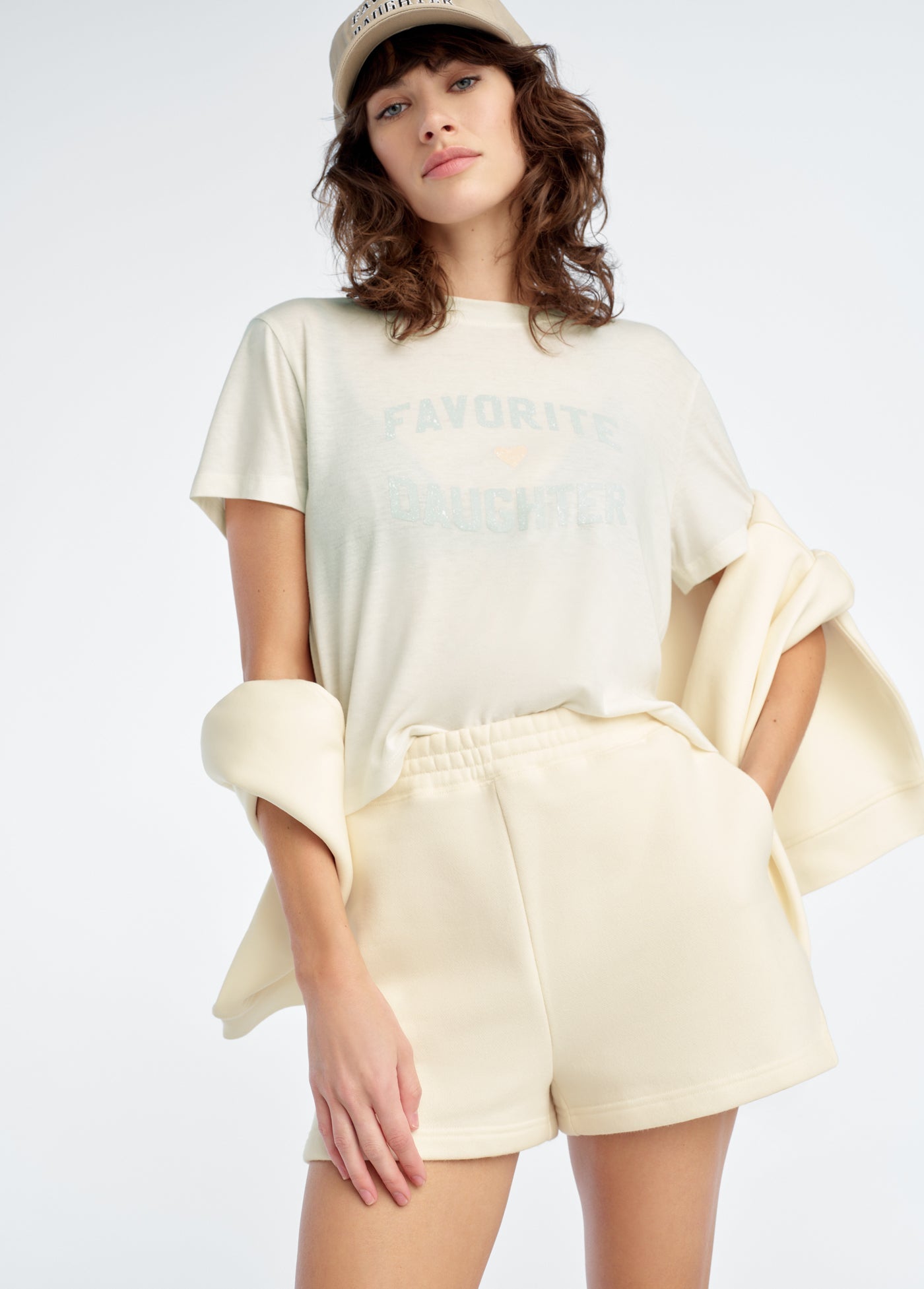 THE CROPPED FAVORITE DAUGHTER TEE