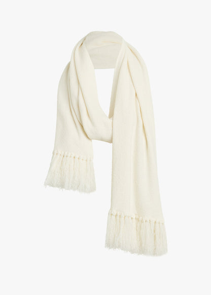 THE FRINGE LIGHTWEIGHT KNIT SCARF