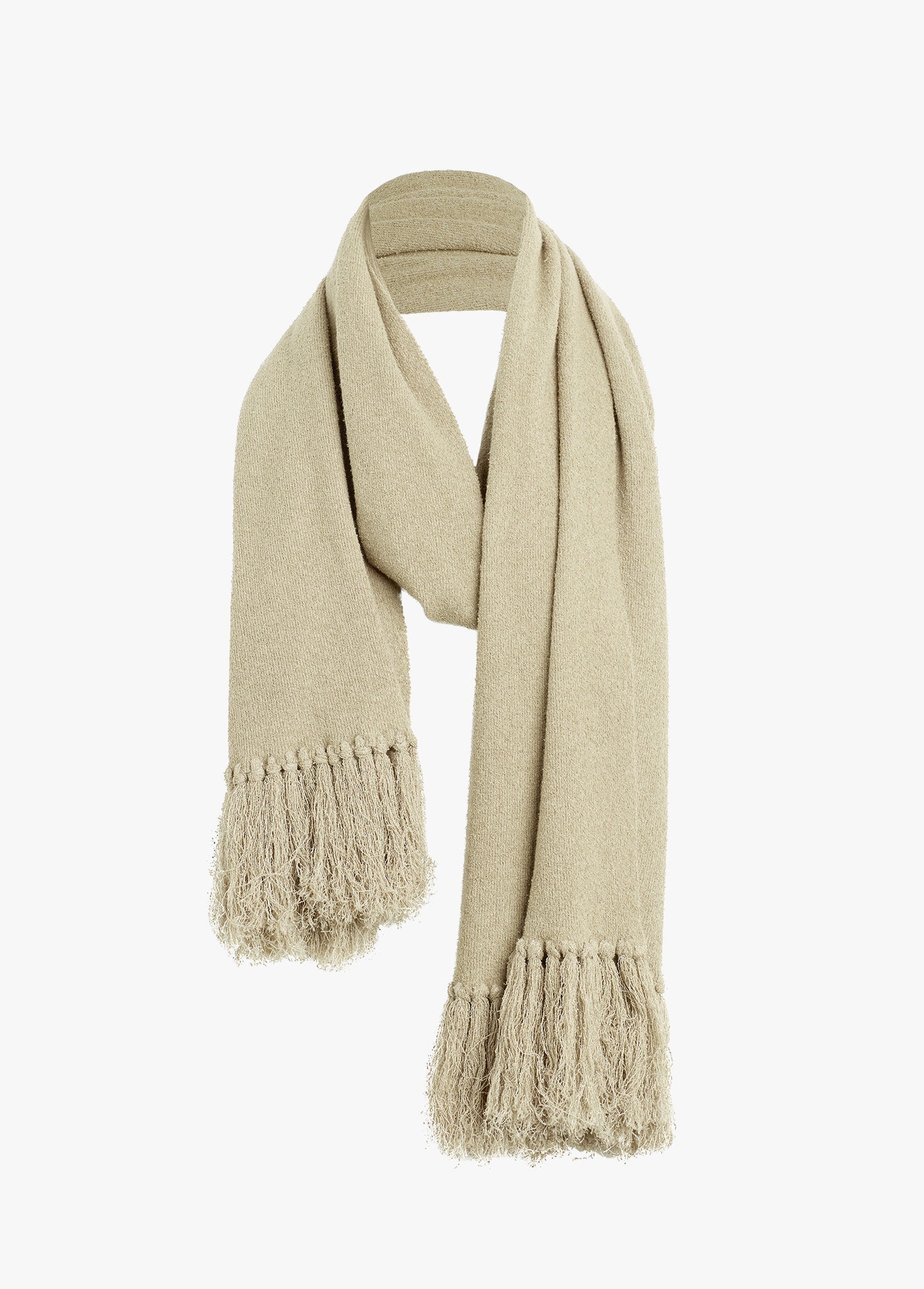 THE FRINGE LIGHTWEIGHT KNIT SCARF