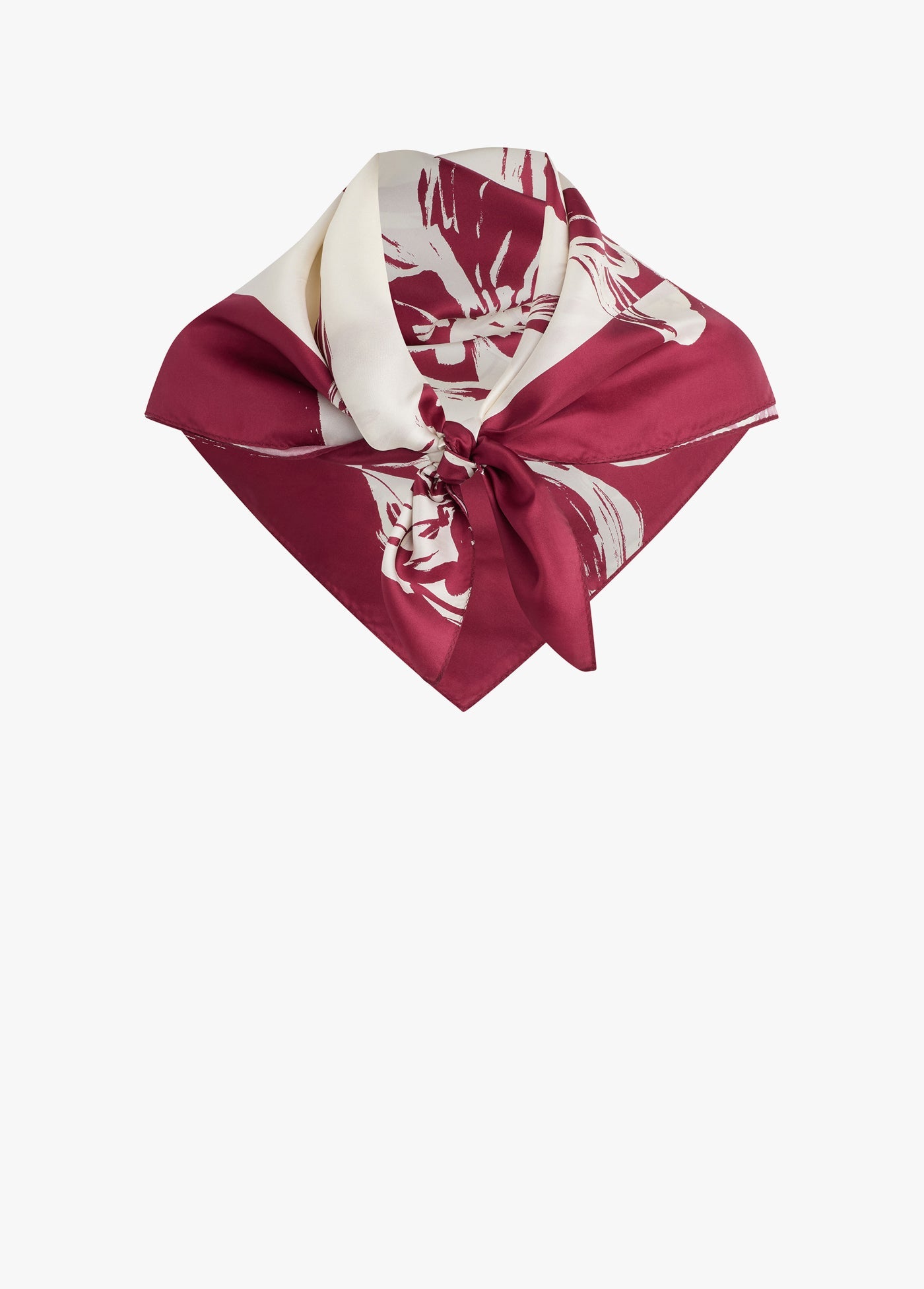 THE VINTAGE FLORAL SILK SQUARE SCARF