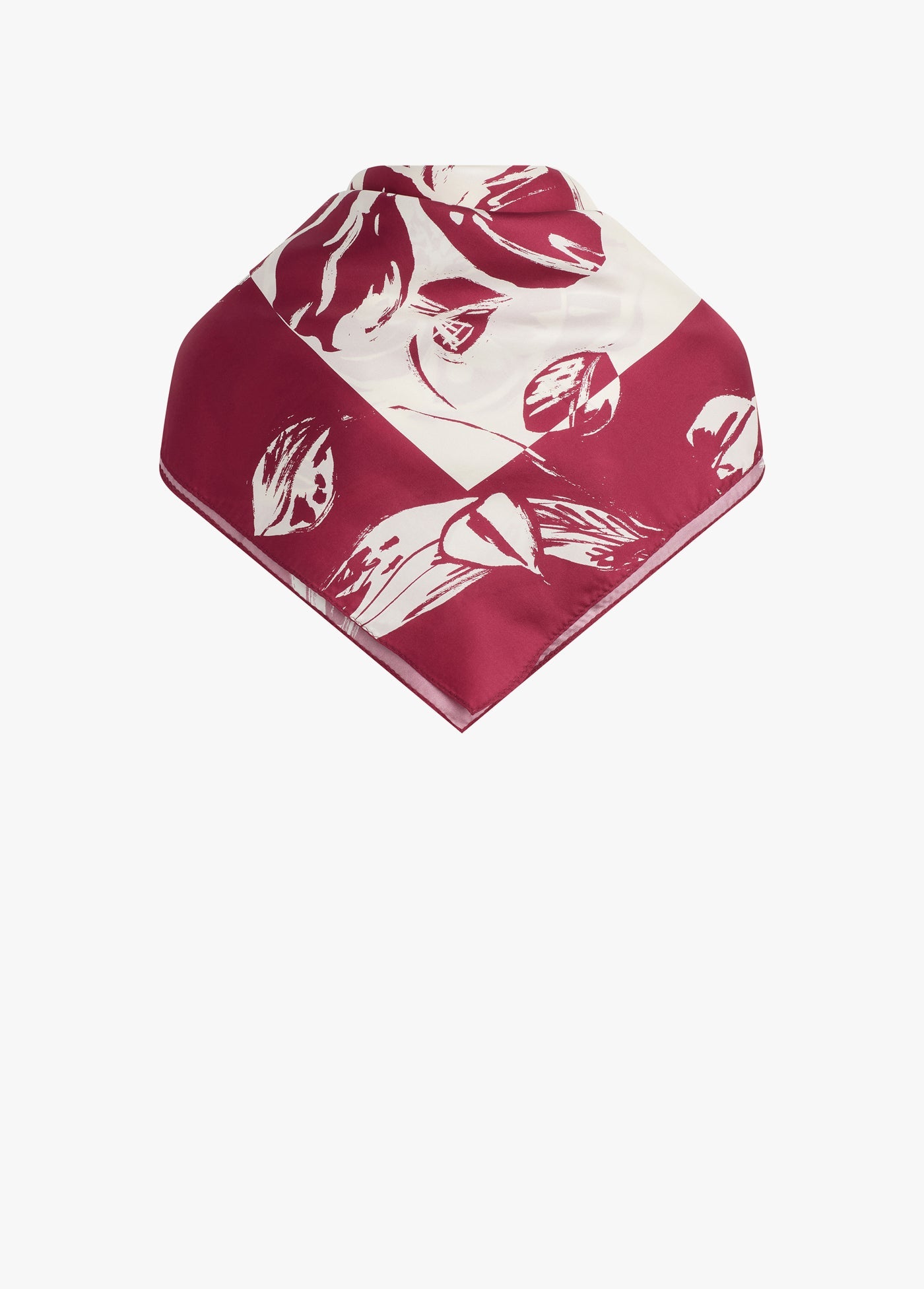 THE VINTAGE FLORAL SILK SQUARE SCARF