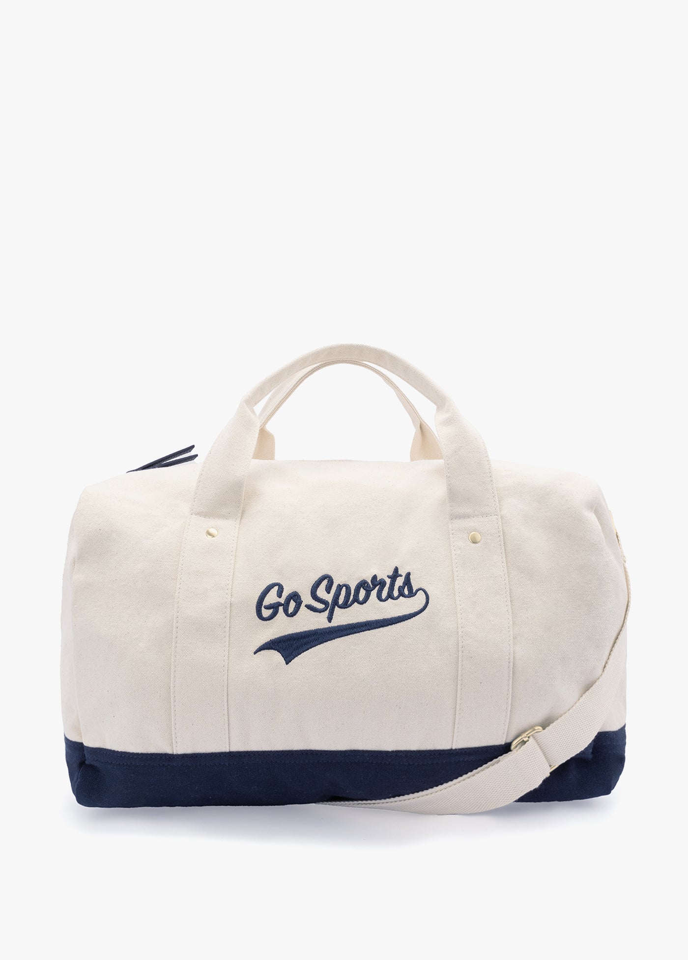 GO SPORTS CANVAS DUFFLE BAG