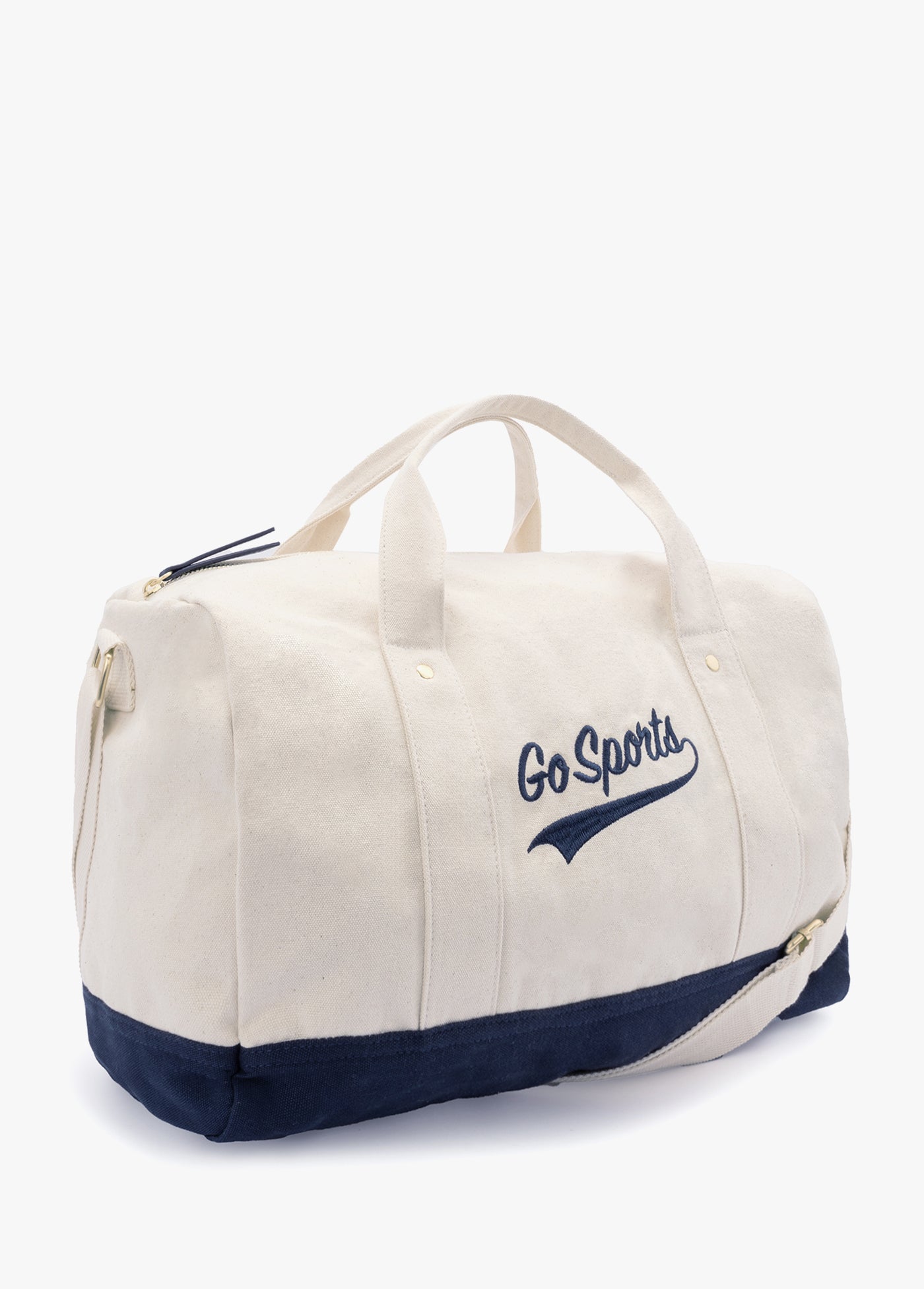 GO SPORTS CANVAS DUFFLE BAG