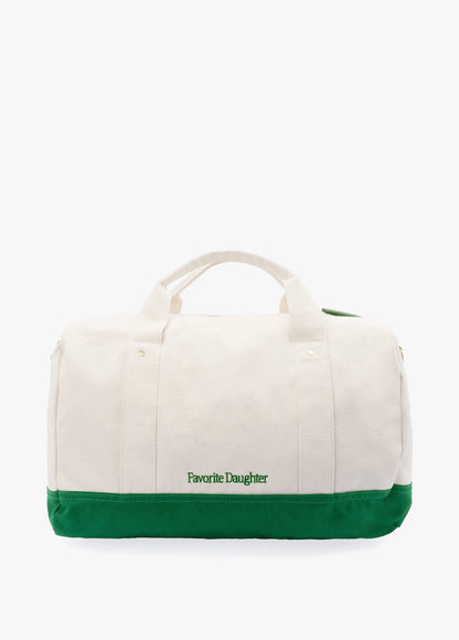 MOM OF THE YEAR CANVAS DUFFLE BAG