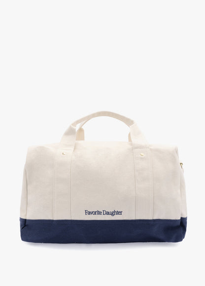 MOM OF THE YEAR CANVAS DUFFLE BAG