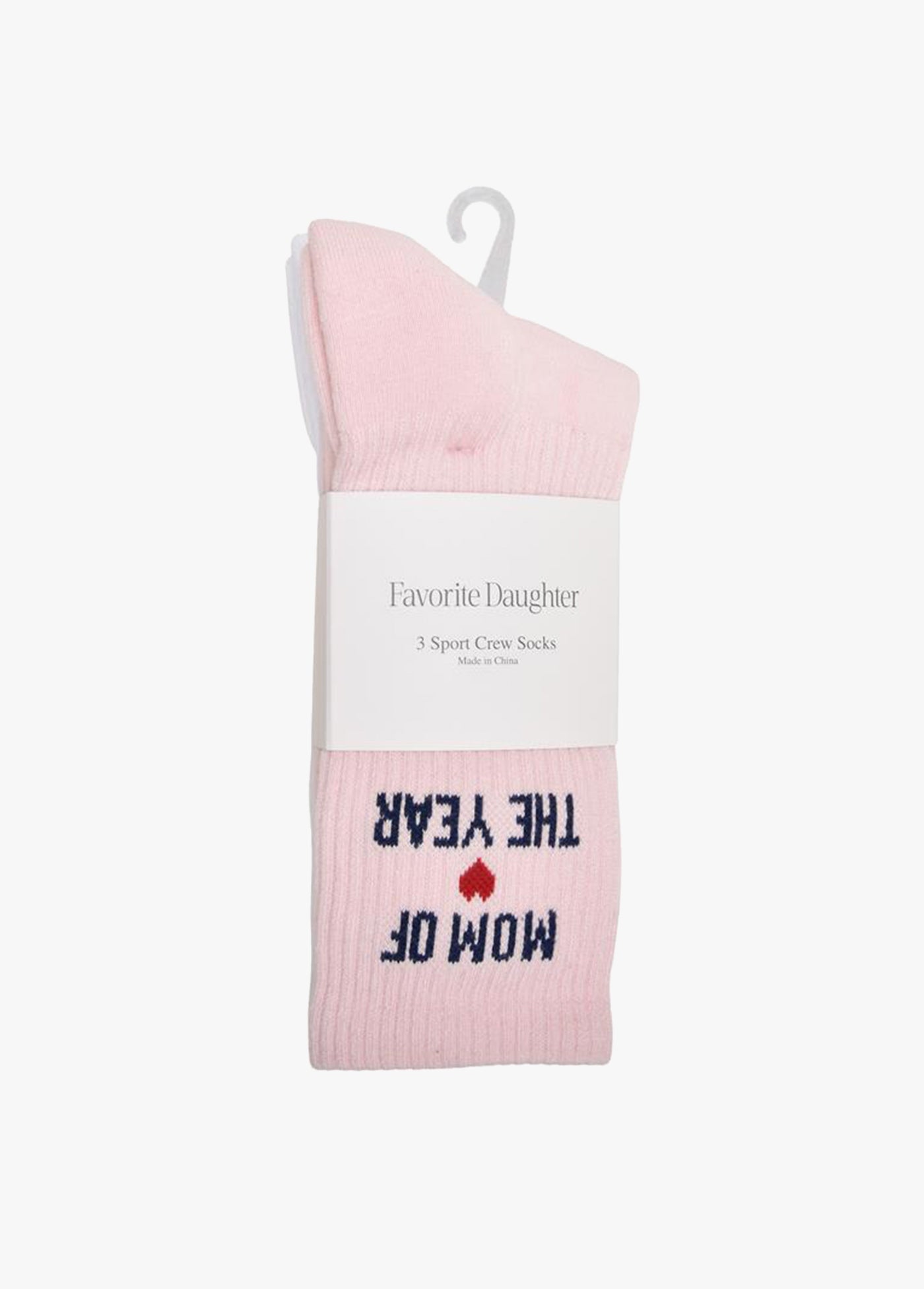 THE MOM OF THE YEAR HEART SOCK SET