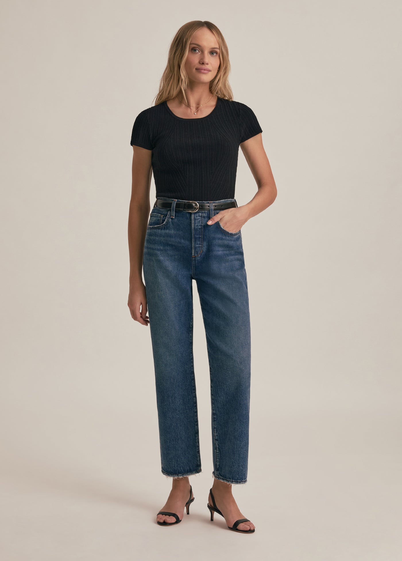 THE KENNEDY CAP SLEEVE TOP