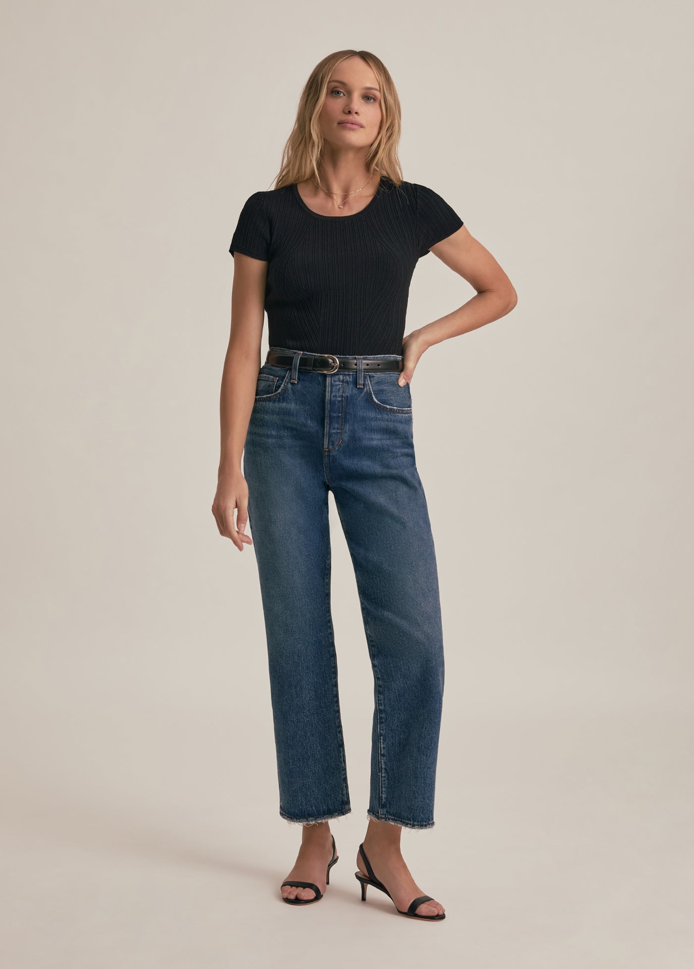 THE KENNEDY CAP SLEEVE TOP