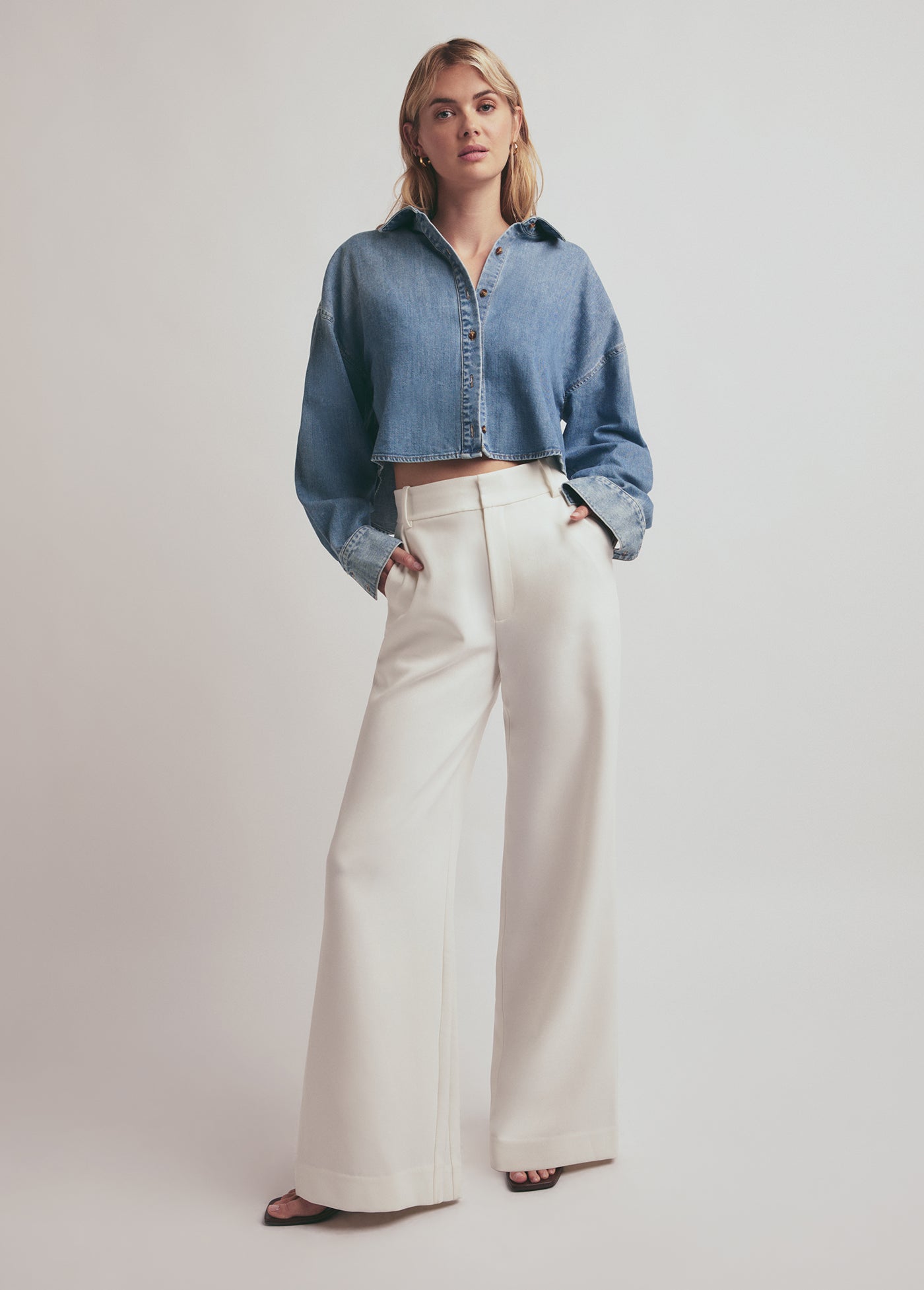 THE JONES WIDE LEG PANT