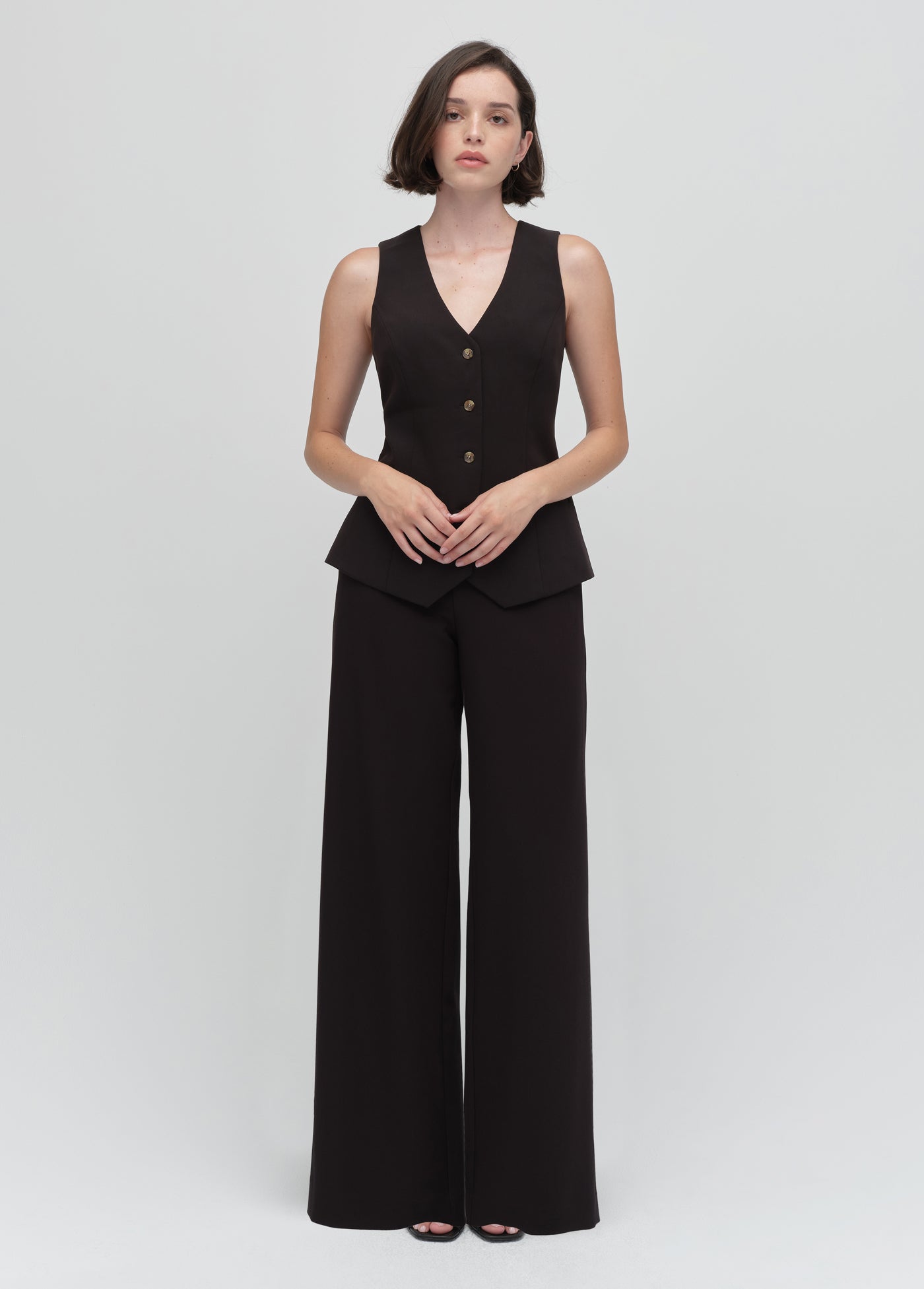 THE PETITE JONES WIDE LEG PANT