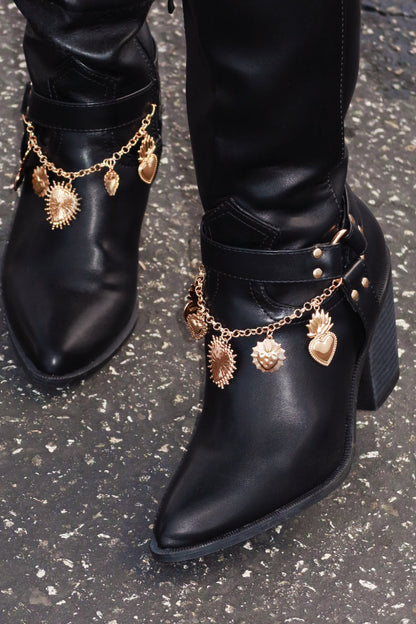 Sunsets & Festivals Cowgirl Boots - Black