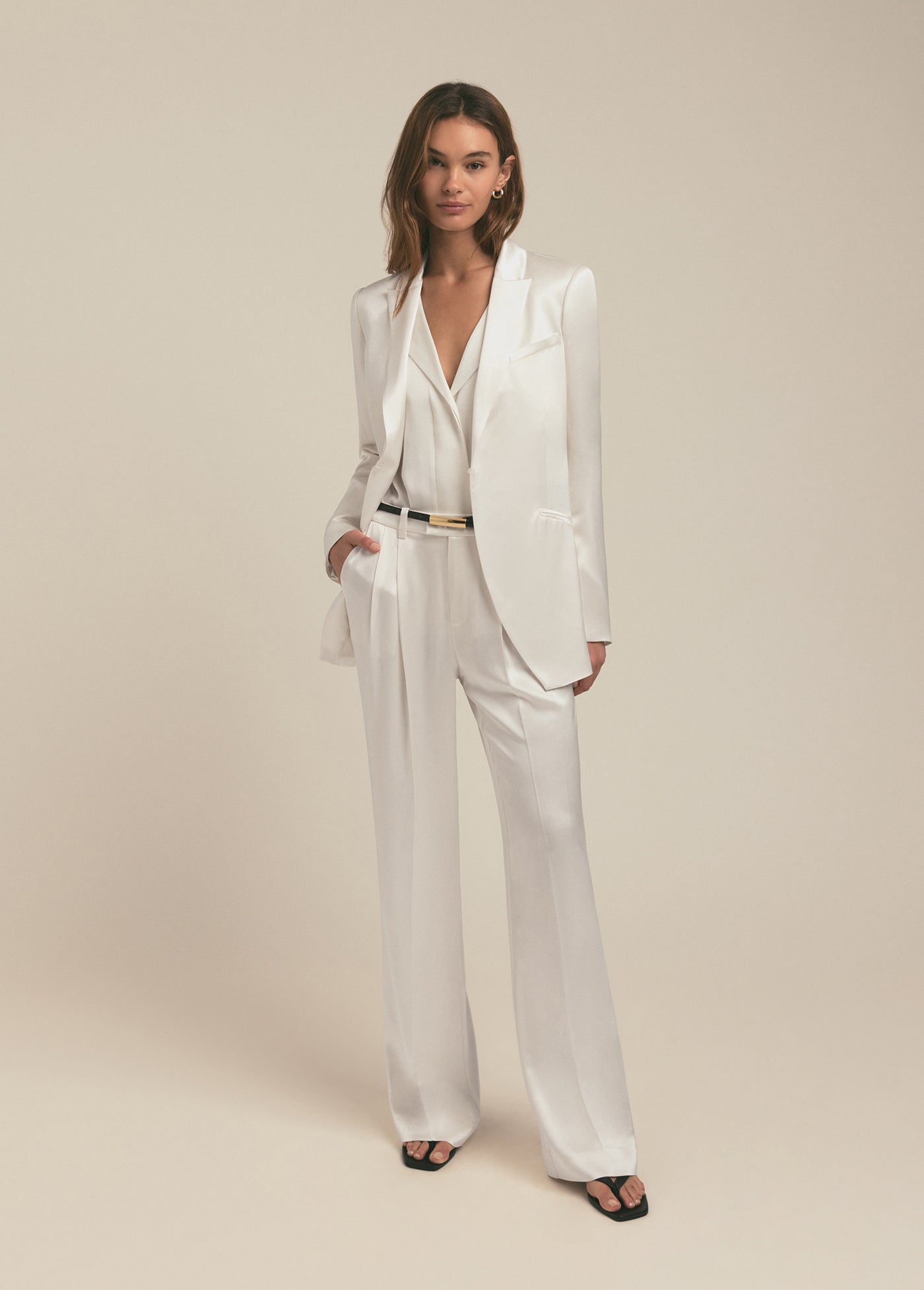 THE SATIN BLAZER