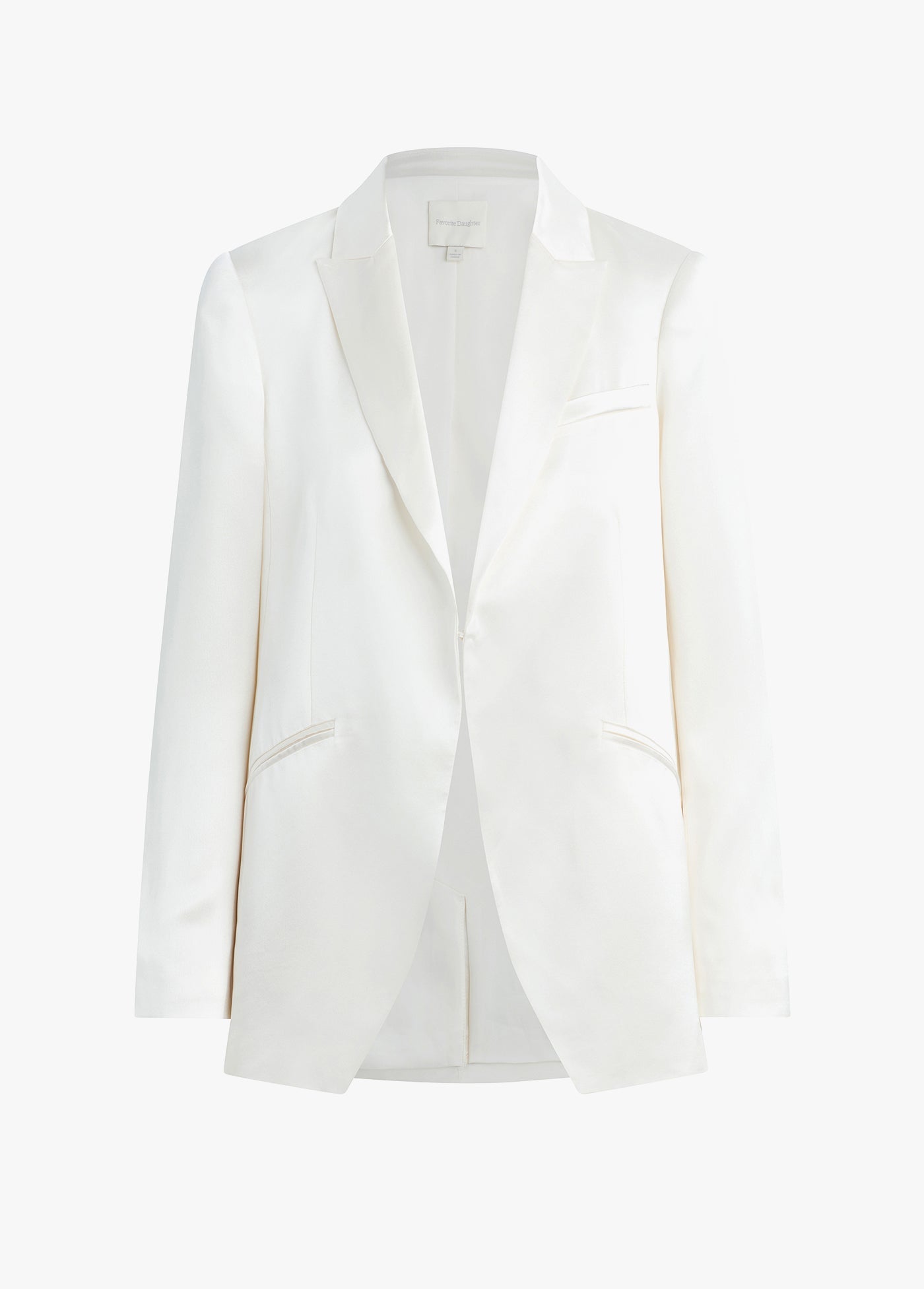 THE SATIN BLAZER