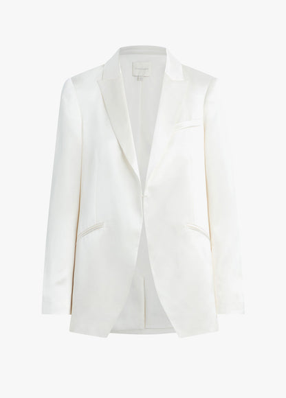 THE SATIN BLAZER