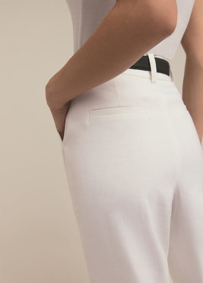 THE JONES LINEN WIDE LEG PANT