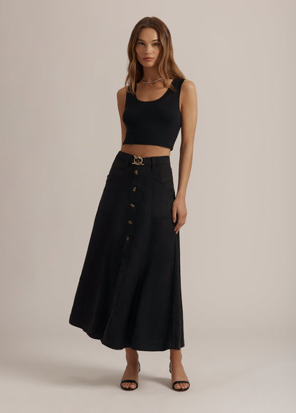 THE CUTTING IT CLOSE CROP TANK
