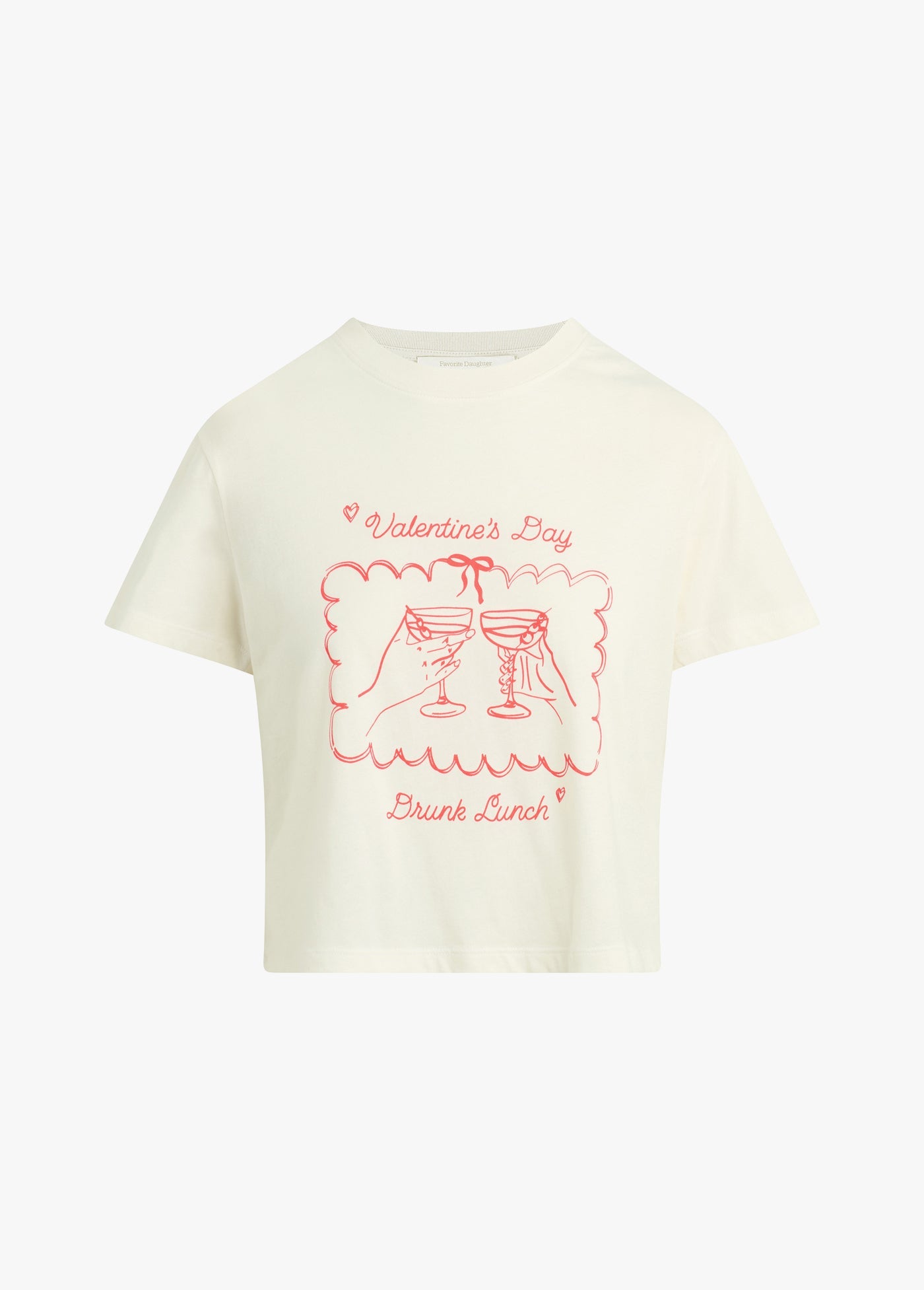 THE CROPPED DRUNK LUNCH TEE