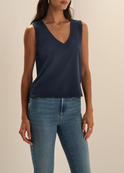 THE ORGANIC EVERYDAY V-NECK TANK
