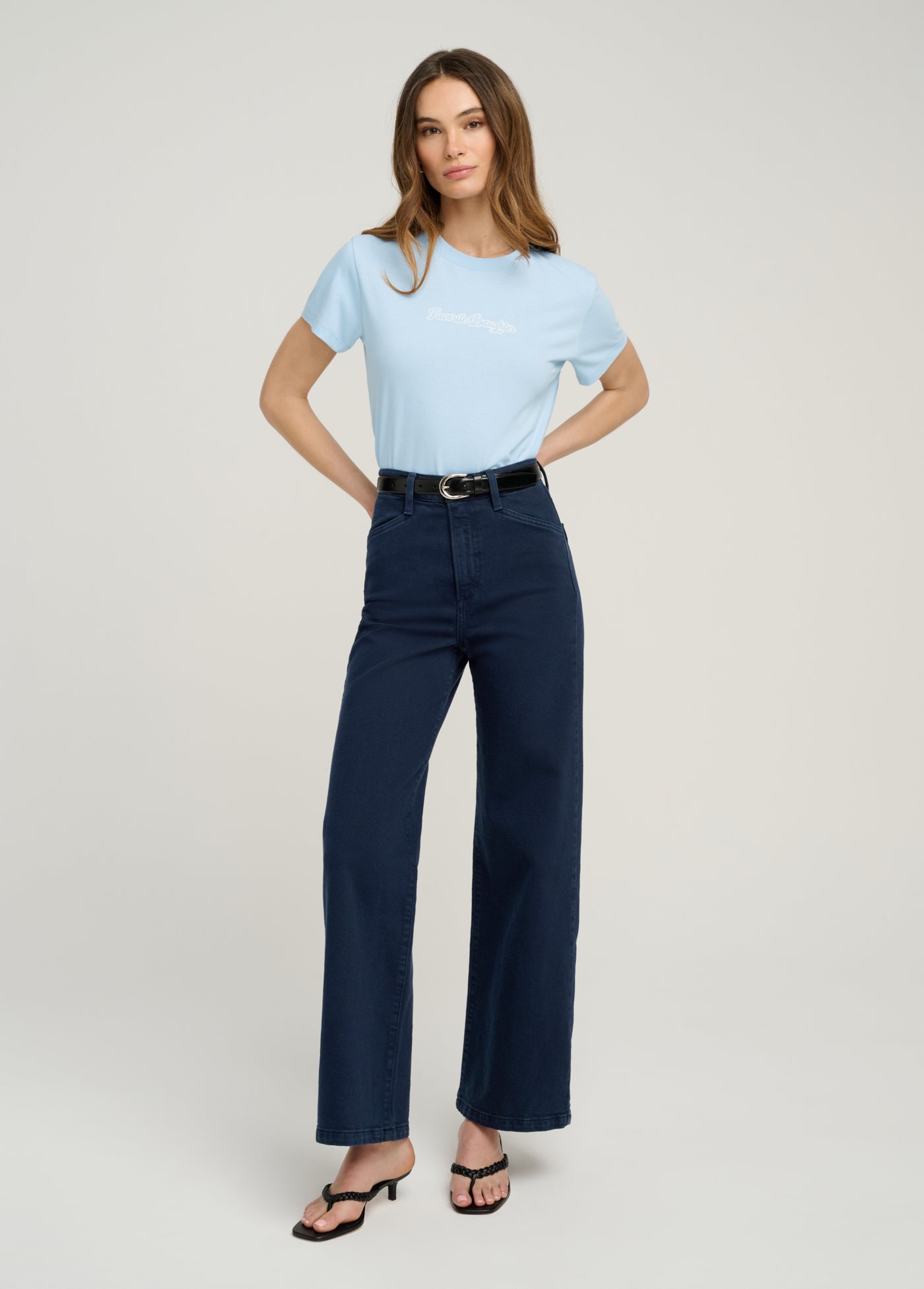 THE MISCHA SUPER HIGH RISE WIDE LEG ANKLE